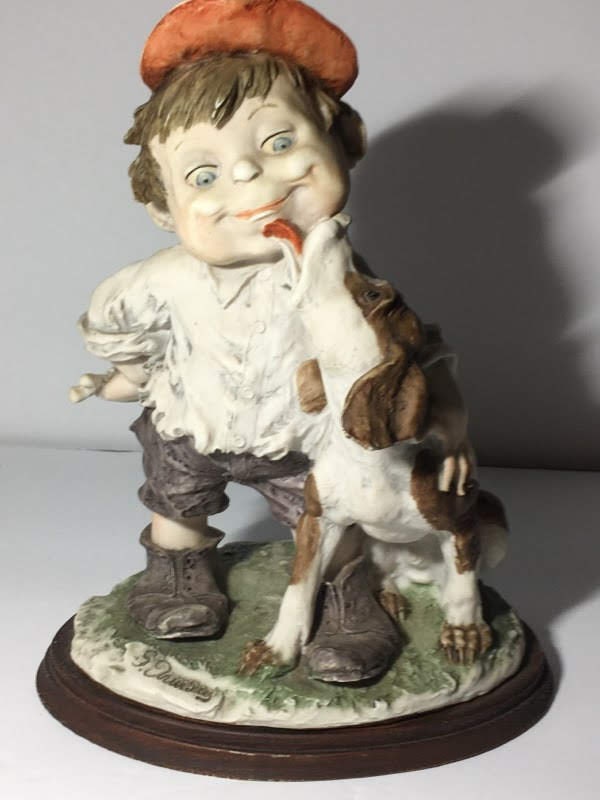Boy With Dog Armani - Etsy