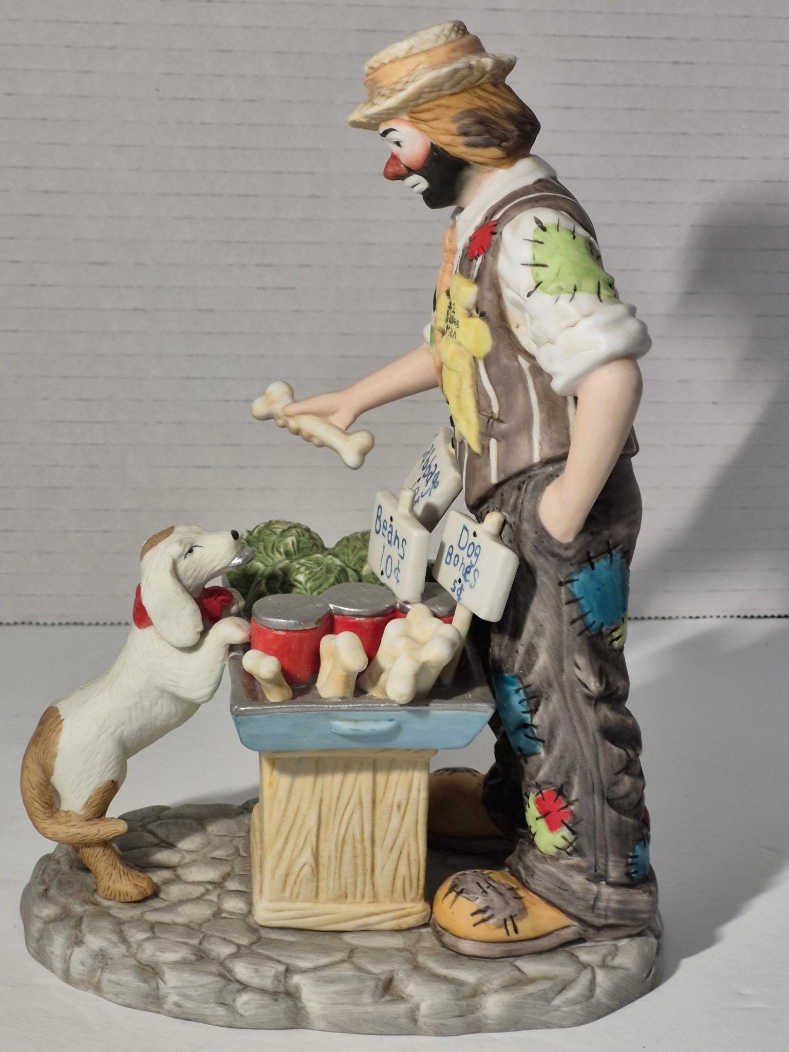 EMMETT KELLY JR.　エメット ケリー JR.　道化師人形 Figurine - Emmett Kelly Jr. - Stockbroker Clown - 7.5