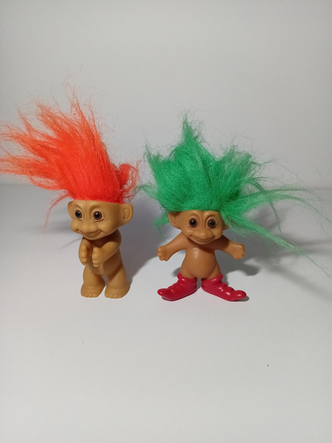 Troll Doll Set of 2 Russ Brand Magic Wish Good Luck Clip On - Etsy