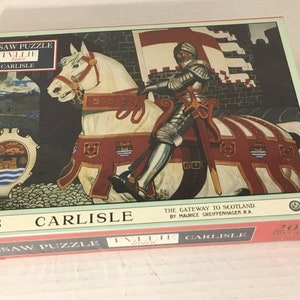 Gateway to Scotland Maurice Greiffenhagen Tvllie House Carlisle Puzzle 200 Pieces SEALED NIB