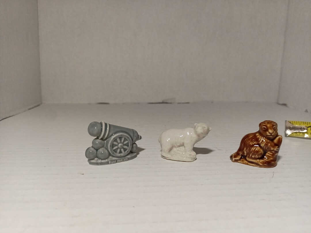 Wade Whimsy Rose Tea Figurine Miniature Ceramic Set England UK Etsy