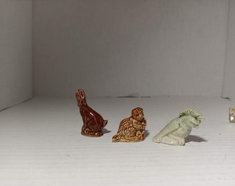 Wade Whimsy Rose Tea Figurine Miniature Ceramic Set England UK