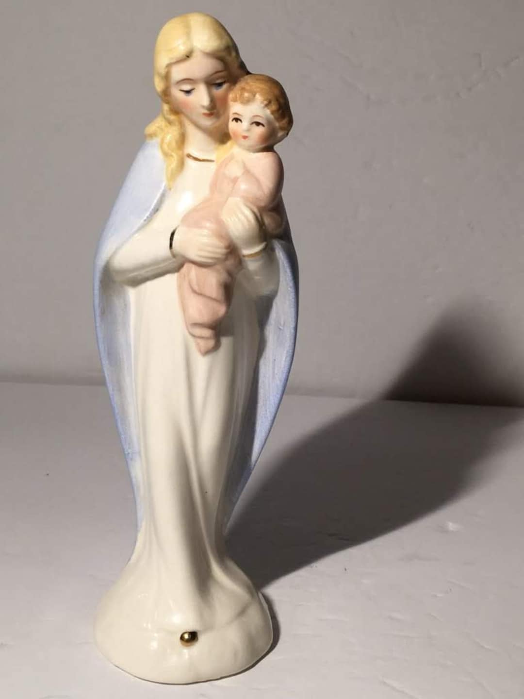 Madonna and Child Virgin Mary Jesus Norcrest Japan Vintage Porcelain ...