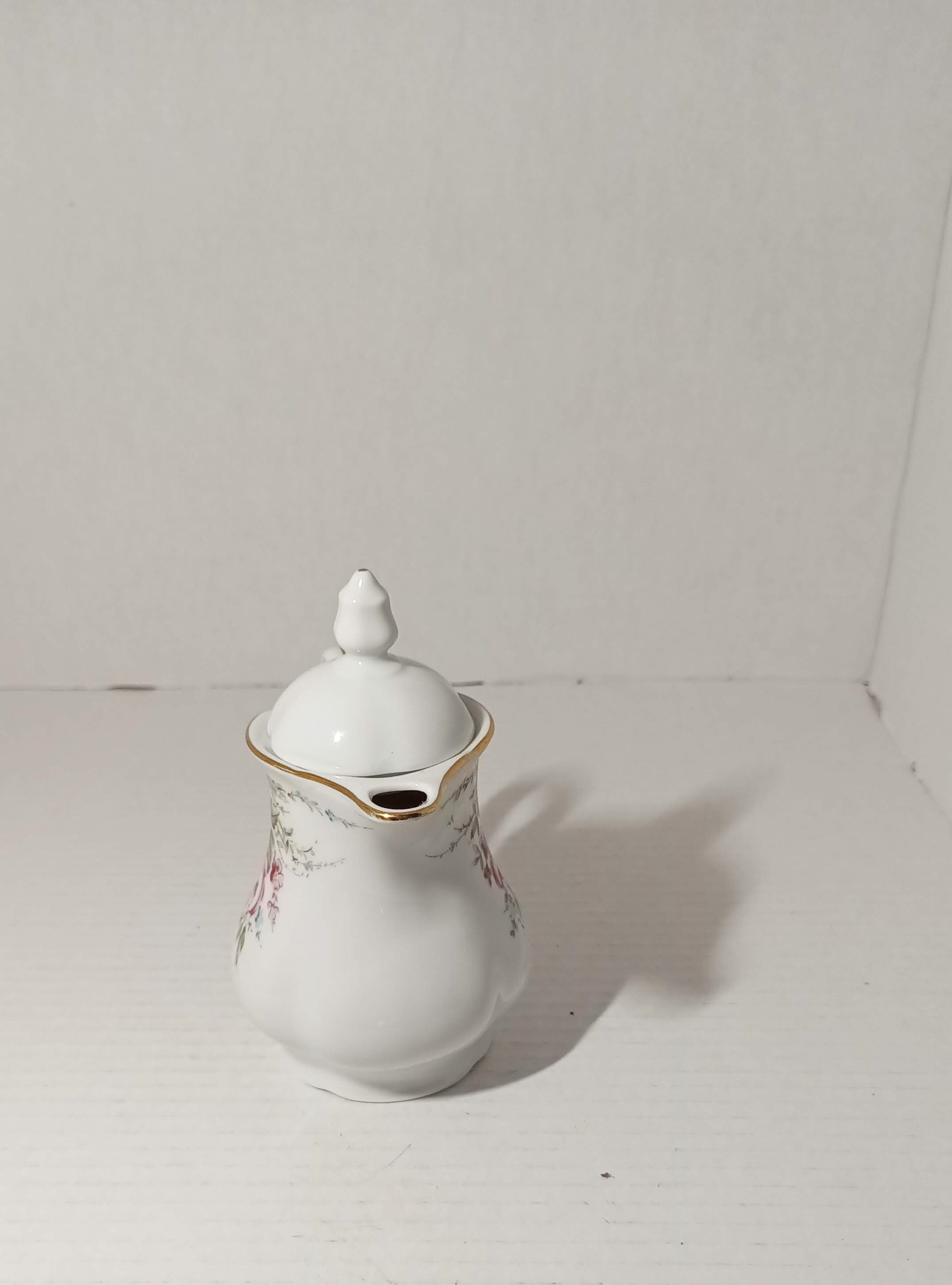 Lechera RGK Leander 1946 China de Boheme Cerámica Rosa Floral