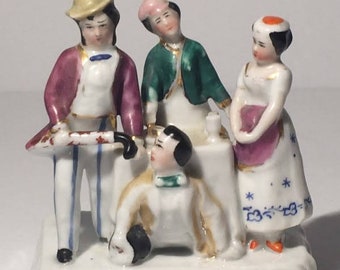 Very Old Porcelain Figurine Sarah’s Young Gentleman Naughty Cheeky Stamped Numbered