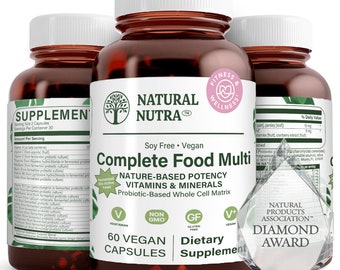 Multivitamínico, mineral y probióticos Natural Nutra Complete para mujeres y hombres, potenciador de energía, mantiene la salud ósea, mejora la función cerebral y la piel.