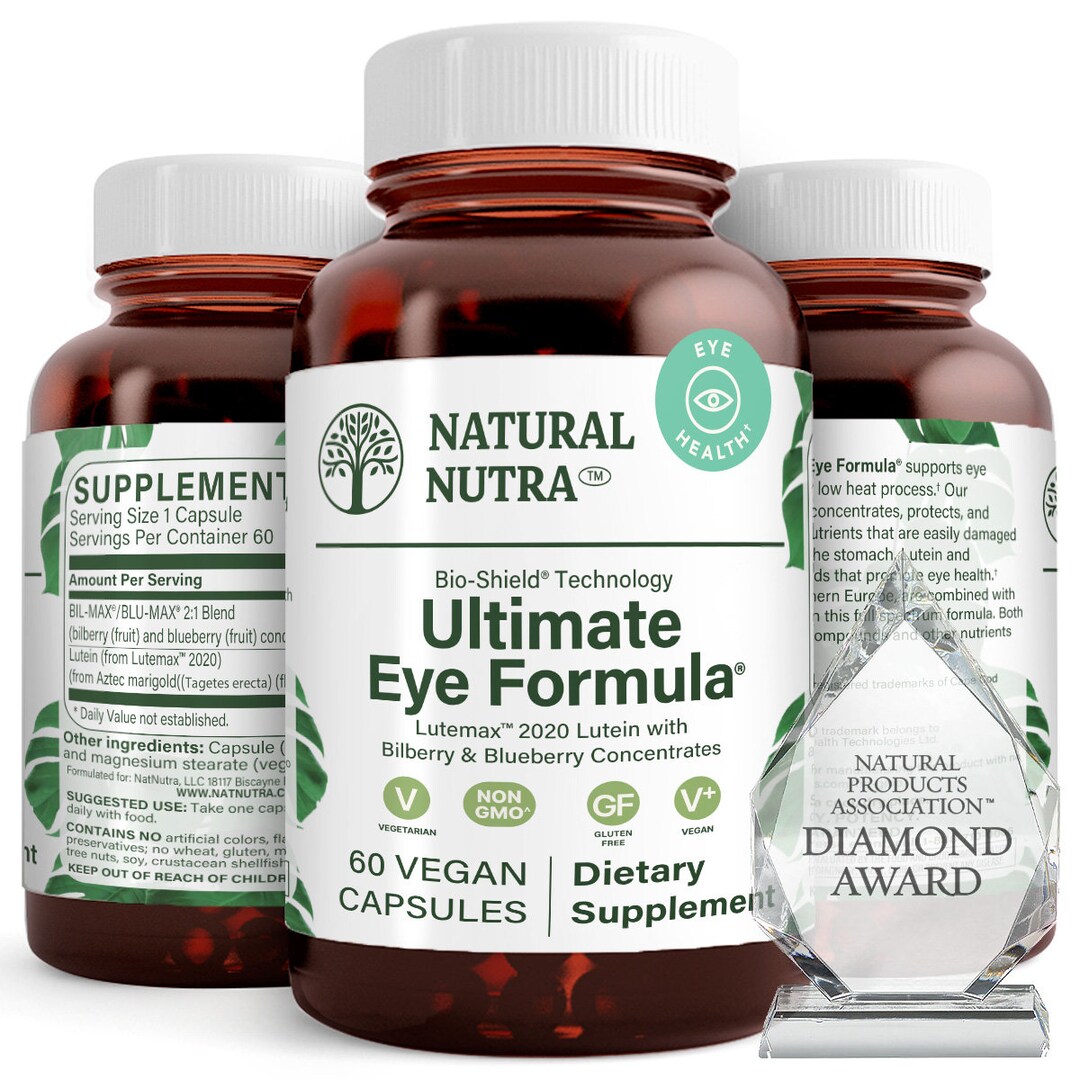 Natural Nutra Ultimate Eye Health Vitamins, Lensretina Supplement