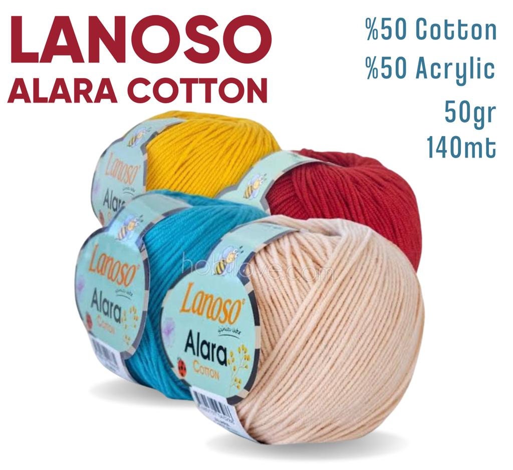 83-color KALORS DK Cotton Yarn 100G Ideal for Blanket, Throws, Pillow, Baby  Projects 