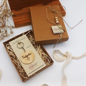 Taufpatin, Patentante fragen | Schlüsselanhänger Taufpatin fragen | Geschenkbox "Willst du meine Taufpatin sein?" | Geschenk Taufe