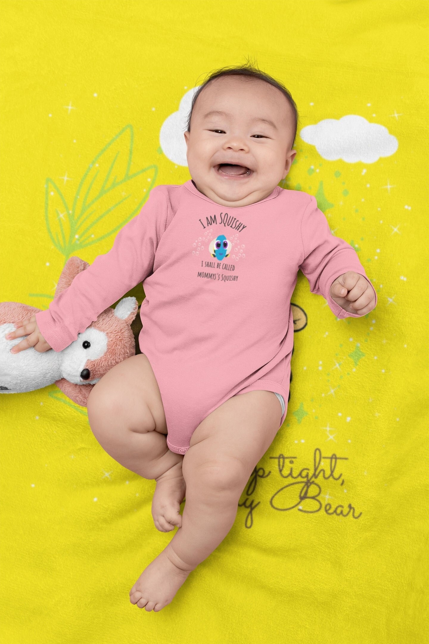 I Am Squishy Infant Long Sleeve Finding Nemo Clothing Disney Babies Etsy