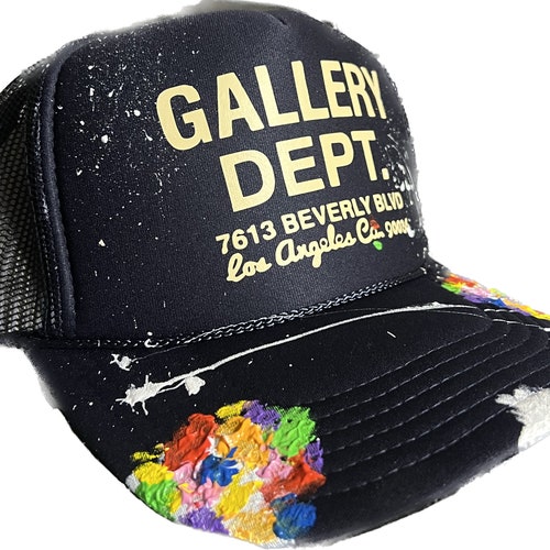 Black Custom Inspired OG Gallery Dept Trucker Hat - Etsy