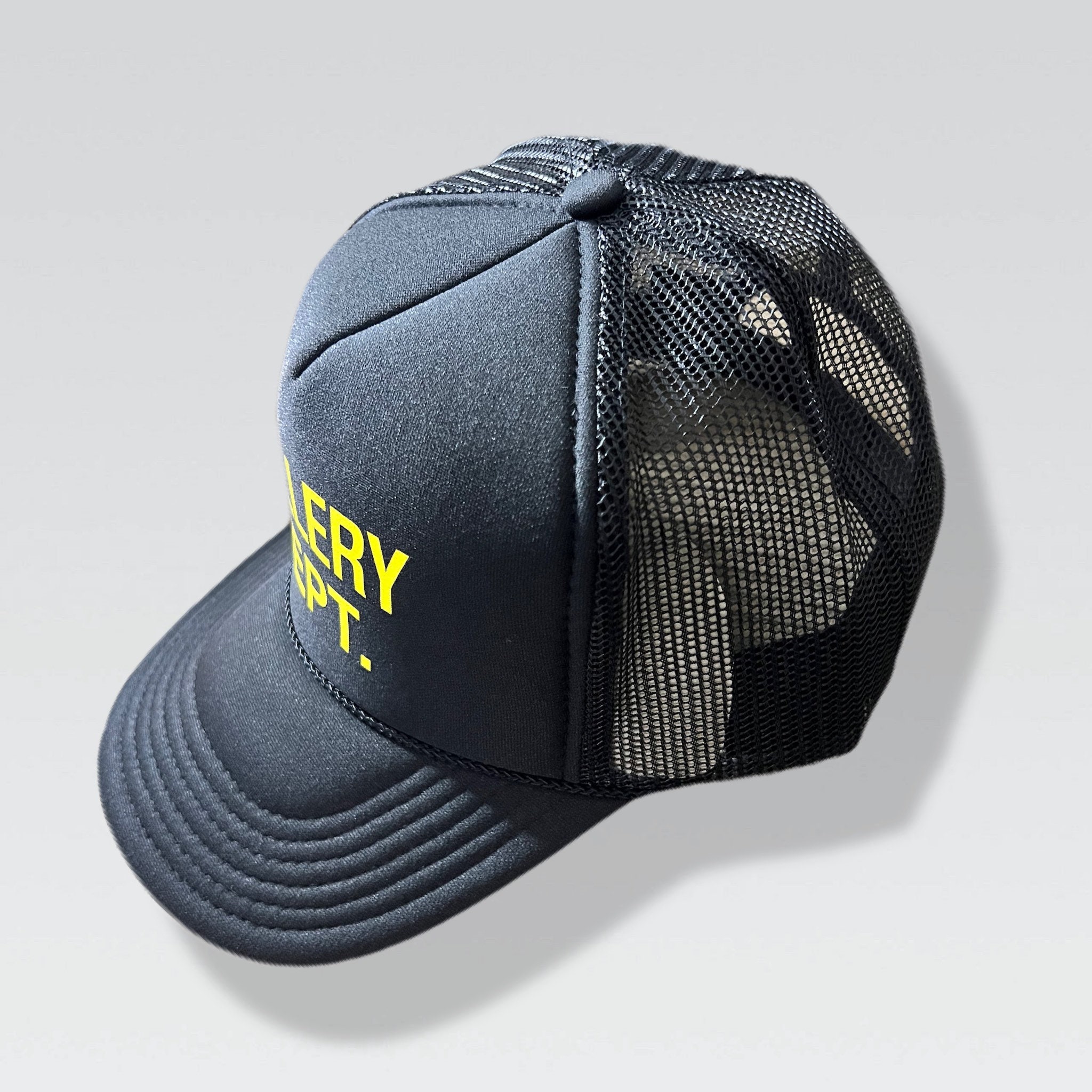 Black Custom Inspired OG Gallery Dept Trucker Hat - Etsy