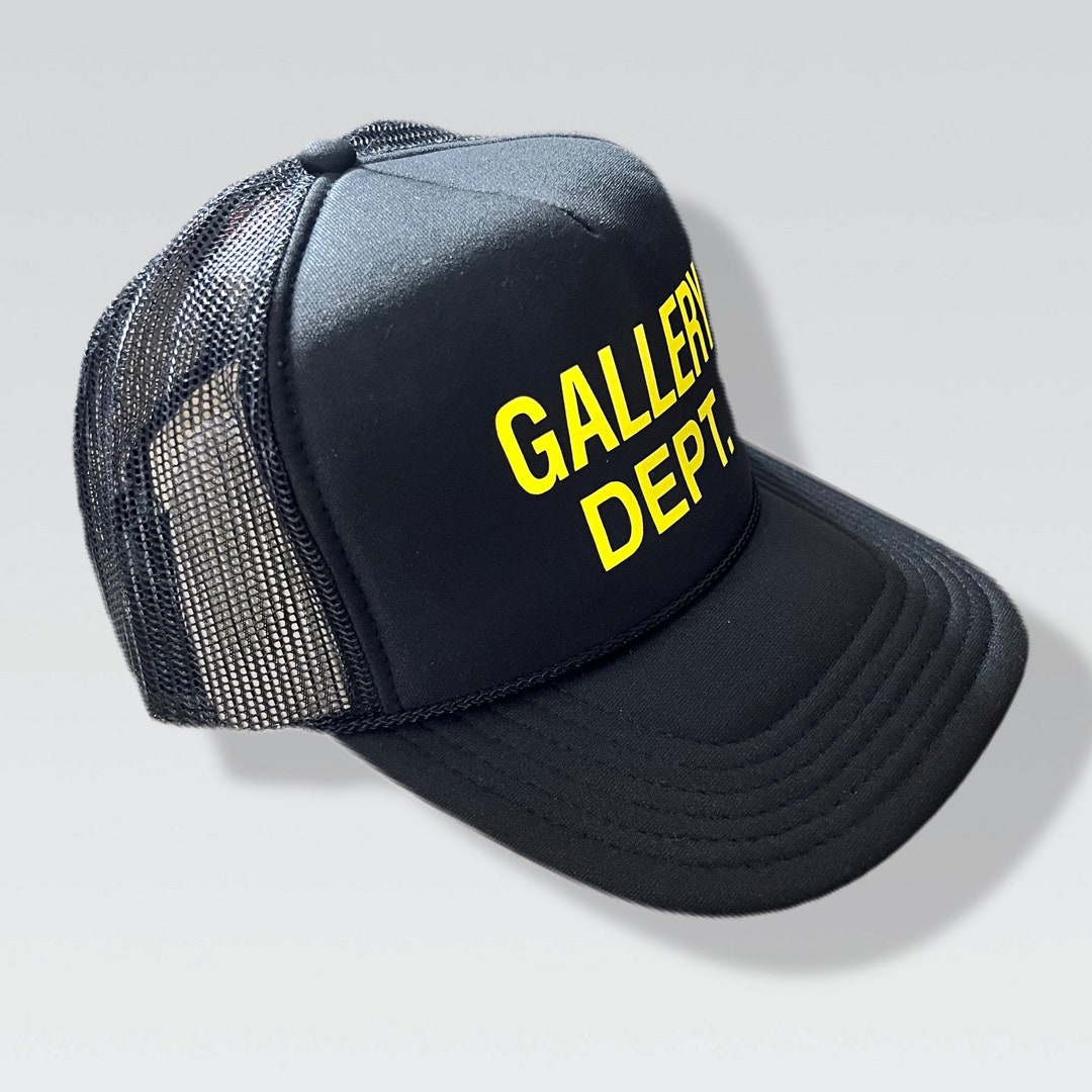 Black Custom Inspired OG Gallery Dept Trucker Hat - Etsy