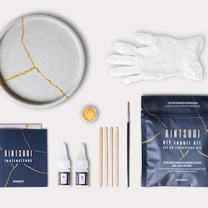 Kit de reparación Kintsugi manualidades DIY en casa imagen 1