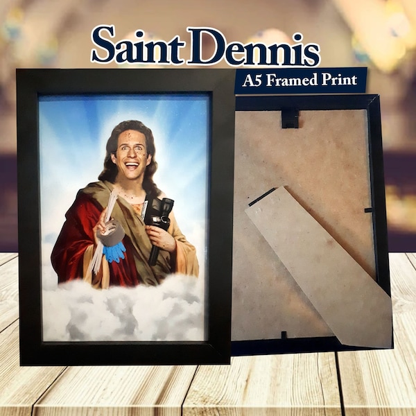 Saint Dennis A5 Framed Print