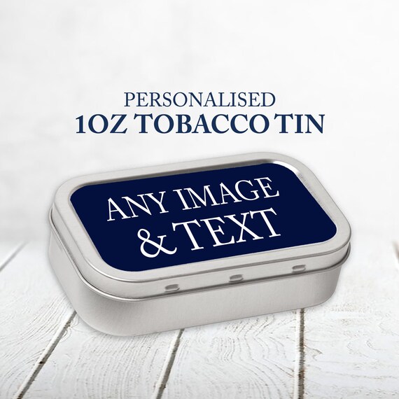 Personalised 1oz Hinged Tin Etsy