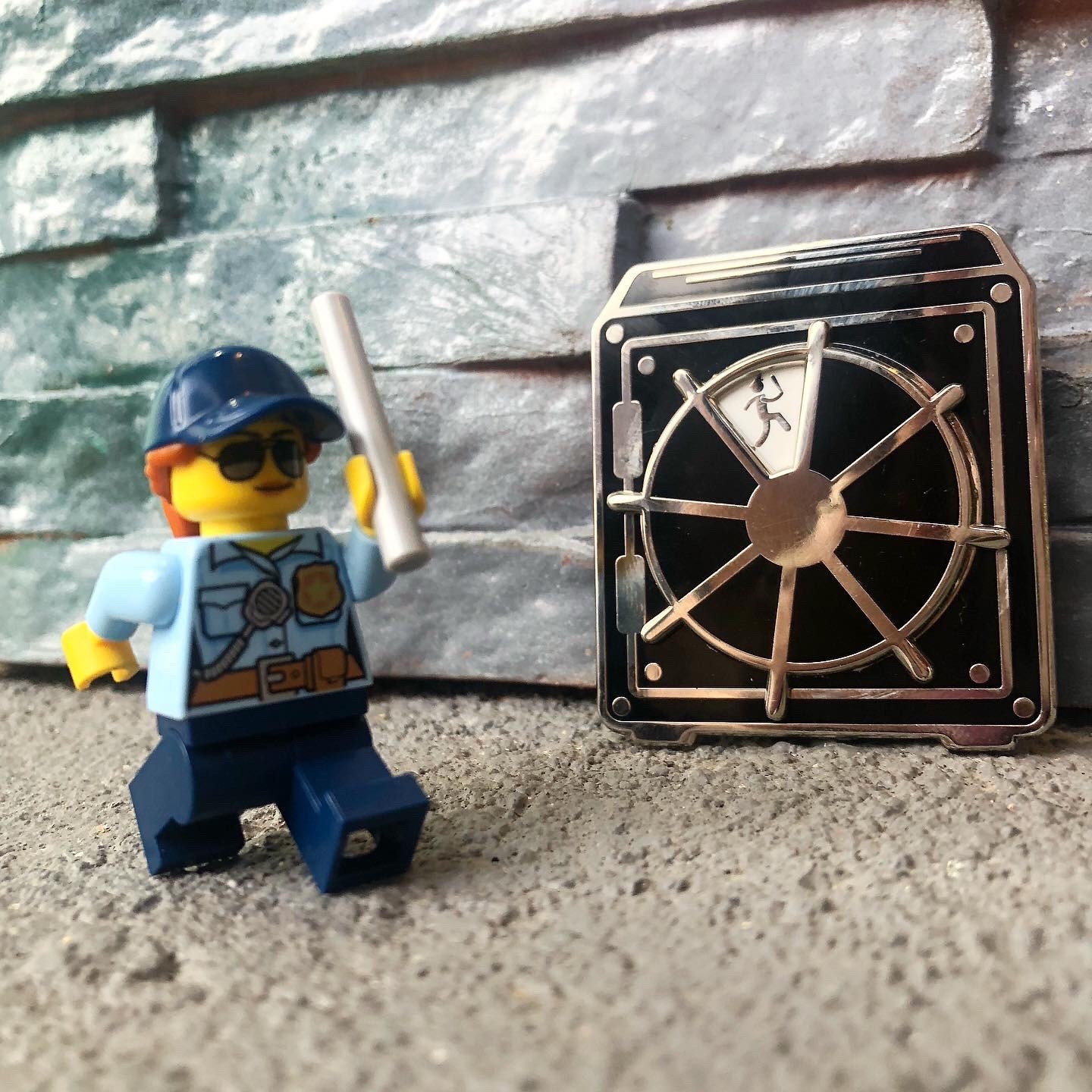 Spinning Safe Spinning Safe Enamel Pin, Cops and Robbers - Etsy