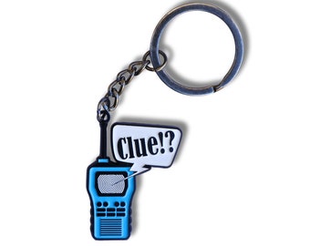 Walkie Talkie Keyring: Clue Soft Enamel Keychain