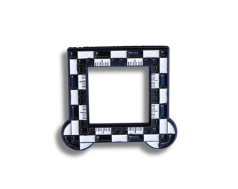 Forensic Linear Scale Enamel Pin: True Crime CSI Gift