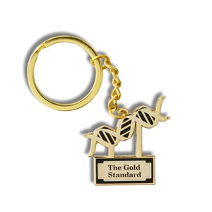 The Gold Standard Hard Enamel Keyring, Forensic Science, Crime Scene, Detective