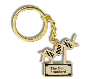 The Gold Standard Hard Enamel Keyring, Forensic Science, Crime Scene, Detective