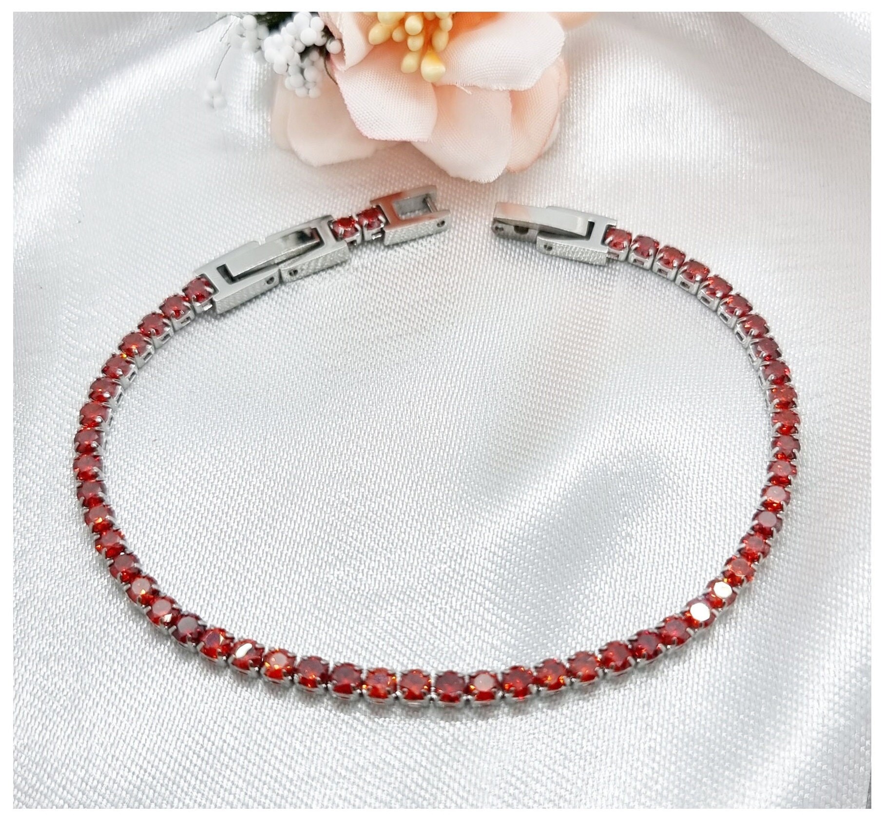 bracciale tennis argento 925% uomo donna regolabile 17-20 cm zirconi bracciale tennis argento 925% uomo donna regolabile 17-20 cm zirconi