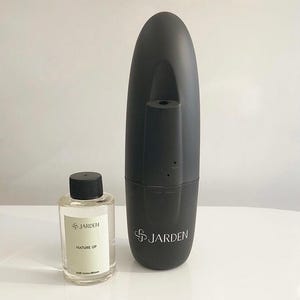 Difusor de aroma de aire frío sin agua, juego de recambio gratuito de 3,4 oz de aceite aromático, máquina de aroma con Bluetooth para hoteles, tiendas, difusión silenciosa de aceites esenciales