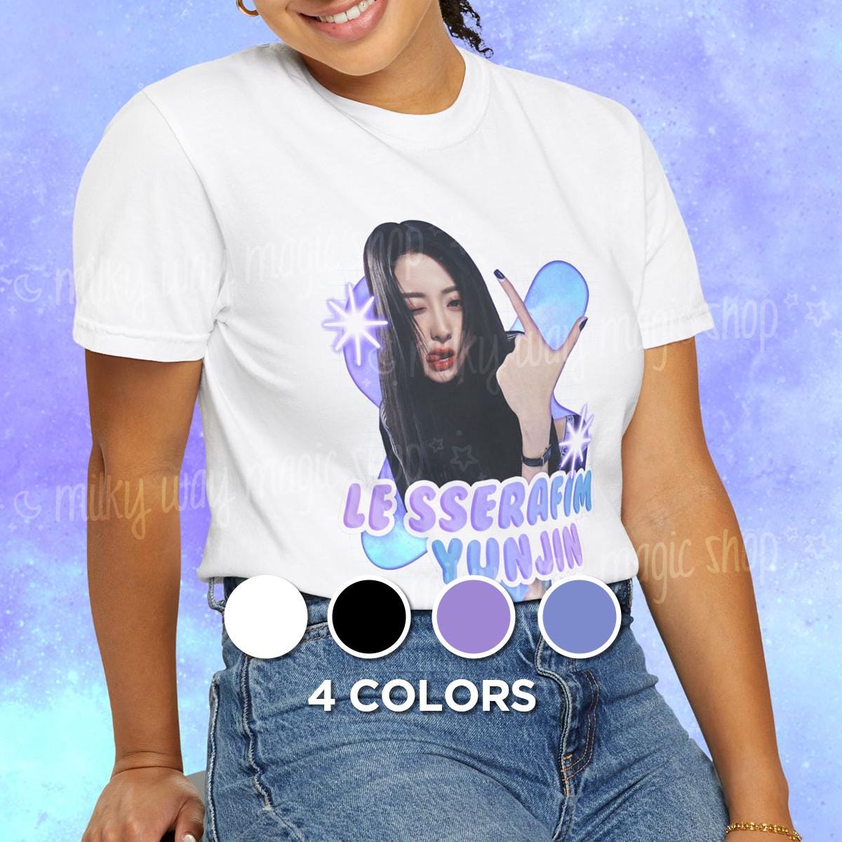 【新品未開封】LE SSERAFIM T-SHIRT Mサイズ tシャツ 新品未開封 ルセラフィム T-SHIRT BLACK｜Yahoo!フリマ（旧