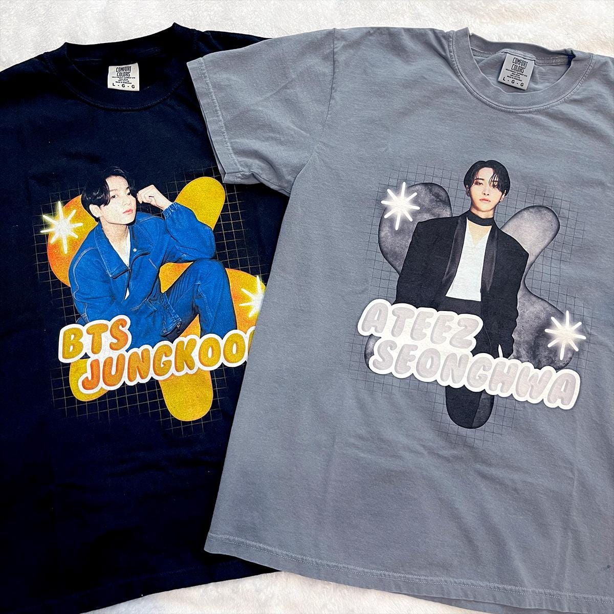 アイドル ATEEZ official Seonghwa T-shirt Amazon.com: ATEEZ Official Merch Exclusive Seonghwa T-Shirt