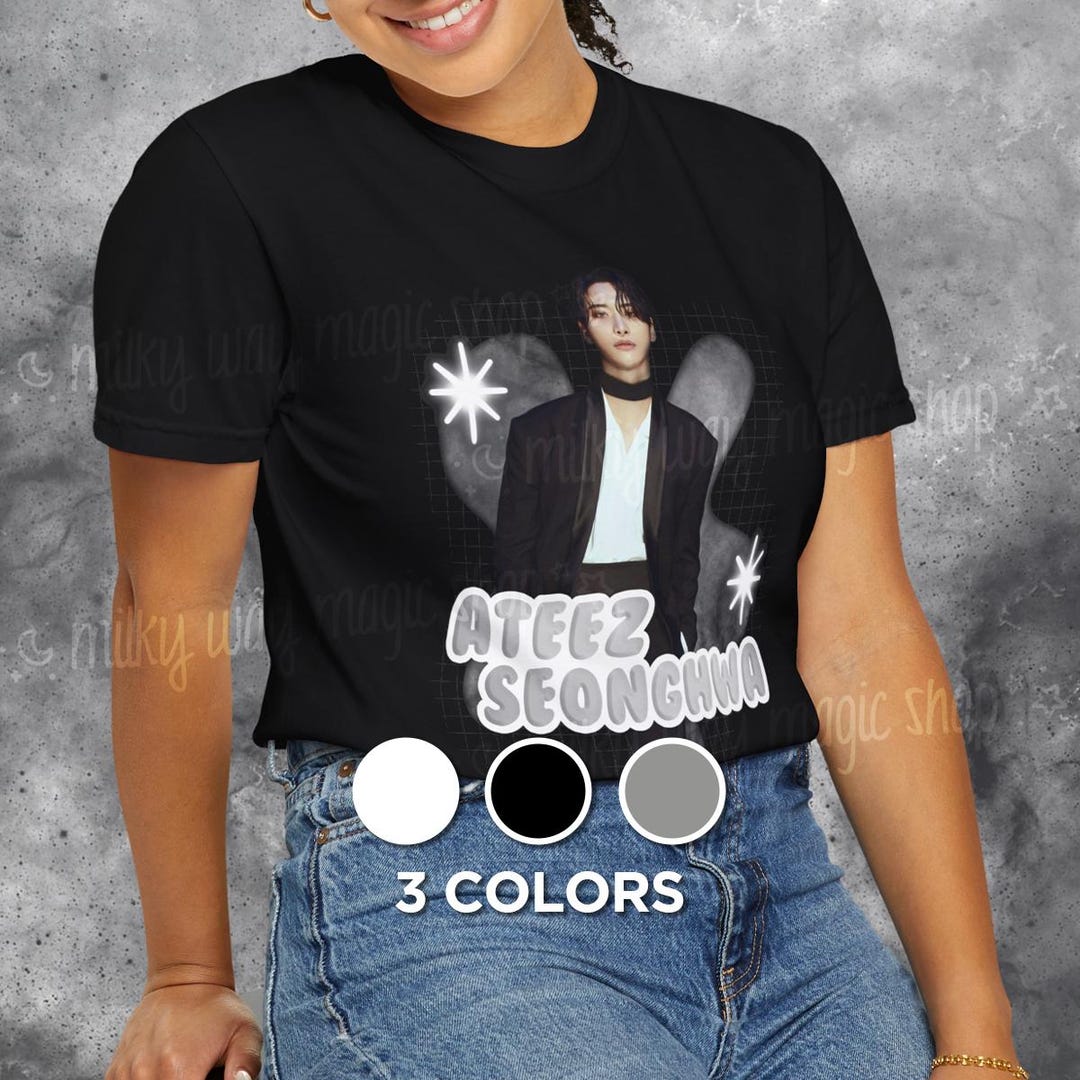 ATEEZ - SEONGHWA - Unisex Cotton T-shirt - 3 Colors - Etsy