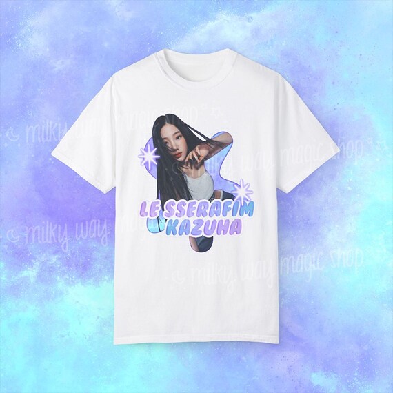 LE SSERAFIM - KAZUHA - Unisex Cotton T-shirt - 4 Colors - Etsy