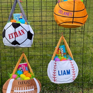 Sports themed Easter Baskets