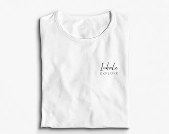 inale explore |camiseta | Unissex | Presente | Viajante | Nômade Camiseta | Camiseta | Camiseta | Camiseta de viagem | camiseta | Viagens | camiseta | camiseta gráfica