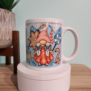 Candy Christmas Land Gnome/Gonk Mug,coffee cup, tea cup, Gift for love one
