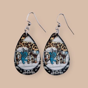 Just Pray Earrings, Statement Earrings, Teardrop Earrings, Lightweight, Dangle Jewlery