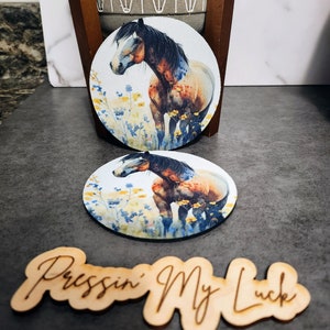 Beautiful Horse Table Coasters, Drink Coasters