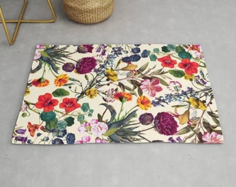 Flower Doormat - Floral Doormat - New Home - Flowers Doormat - Pretty Doormat - Colourful Doormat - Gift For Mum - Housewarming - Bathmat
