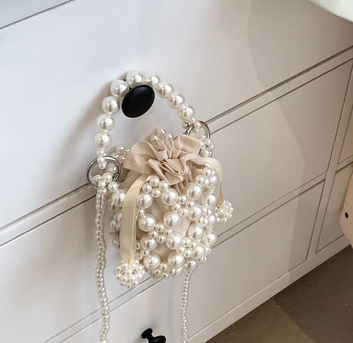 Luxury Womens Pearl Purse Hangbags Cute Crossbody Bags Etsy