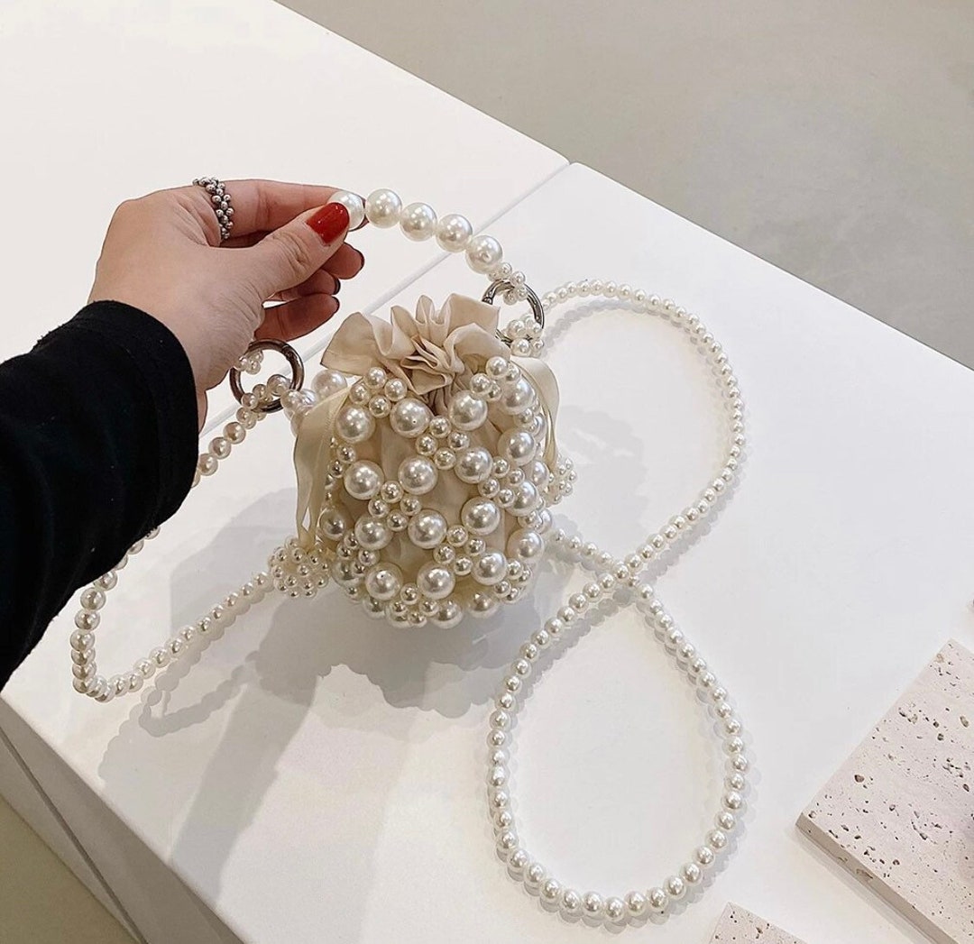 Luxury Womens Pearl Purse Hangbags Cute Crossbody Bags Etsy