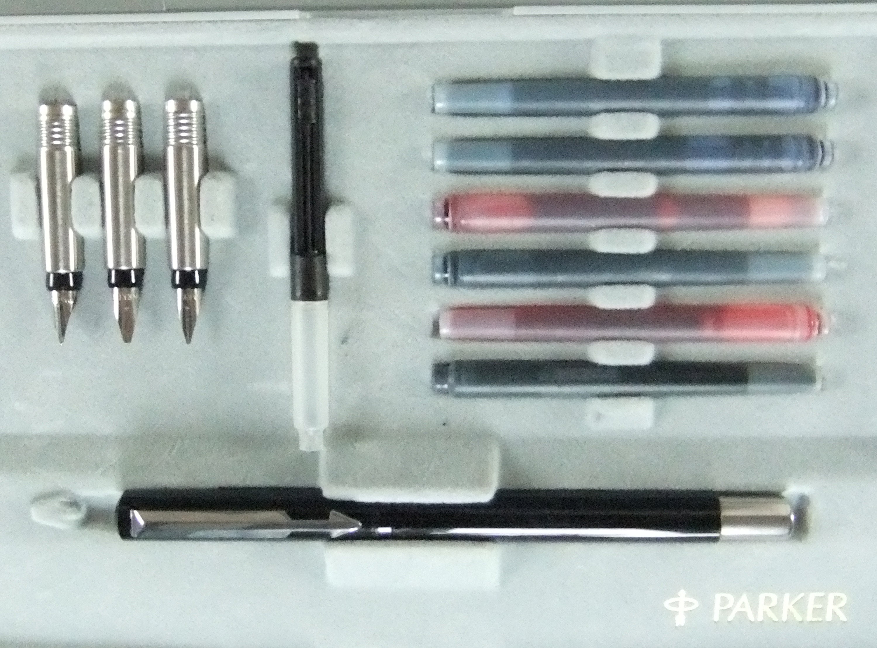Rare Vintage Parker Vector Calligraphy Pen Set instruction Etsy