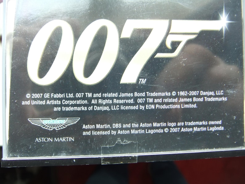 Rare, Officially Licenced Diecast Model 007 James Bond Series Mercury ...