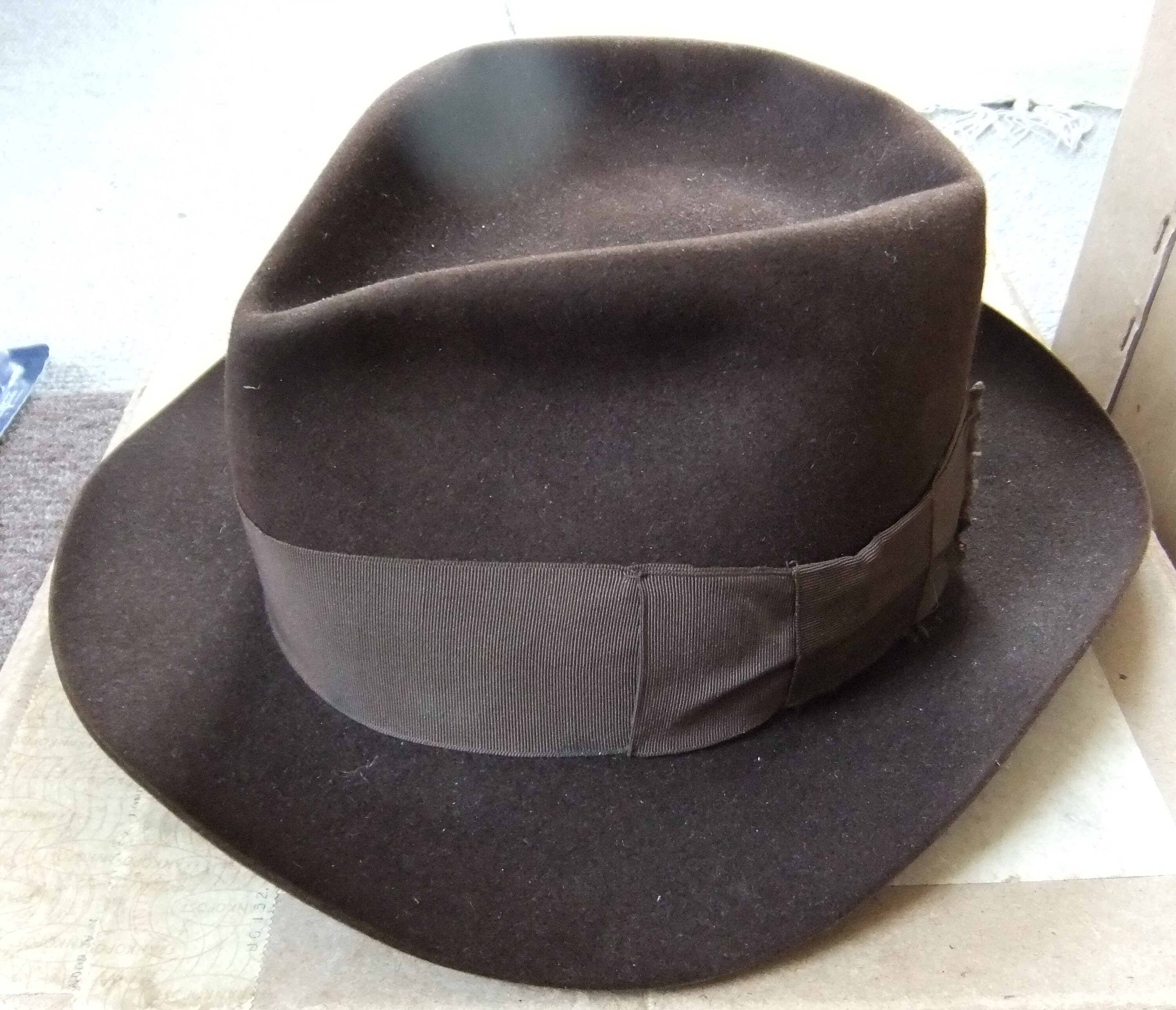 Herbert Johnson Trilby Rare, Vintage 1950s Herbert Johnson Of Bond