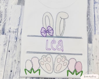 T-shirt Personnalisé Lapin pour Enfant - Cadeau d'Anniversaire. Pâques ou autre - T-shirt personnalisé lapin mignon et Original