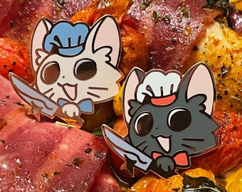 Chef Cat Enamel Pins