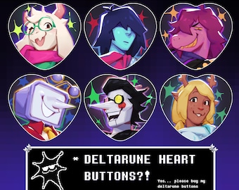Deltarune Heart Buttons