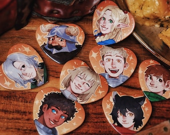 DunMeshi Heart Buttons