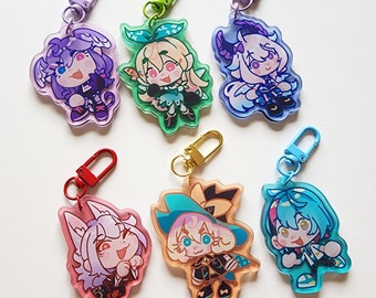 NijiEn Vtuber Charms (Girlies & Kyo)