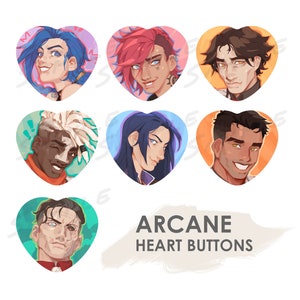 Season one old Arcane Heart Buttons