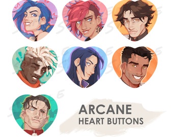 Season one old Arcane Heart Buttons