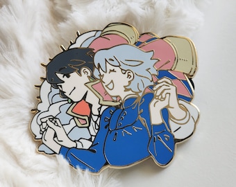 PREORDER: Howl and Sophie Enamel Pin